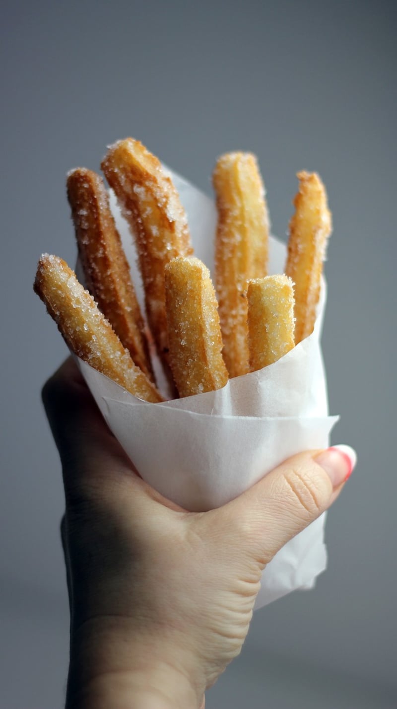 Churro Ice Cream Sandwiches